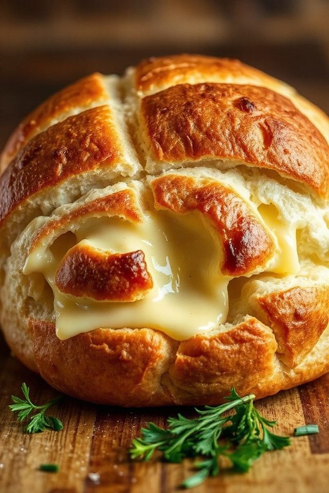 cheesy sourdough bread delight