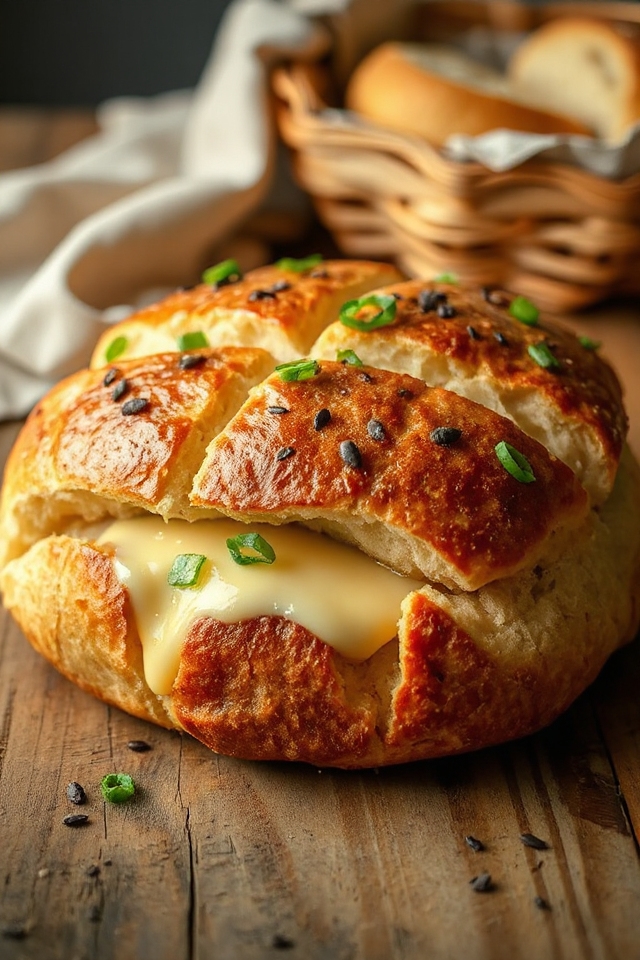 cheesy sourdough bread delight