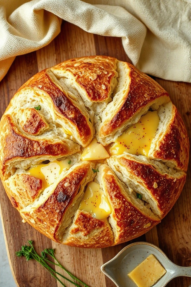 cheesy sourdough bread recipe