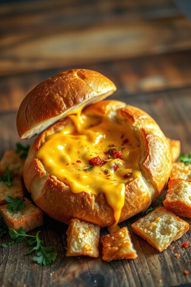 cheesy sourdough dip recipe