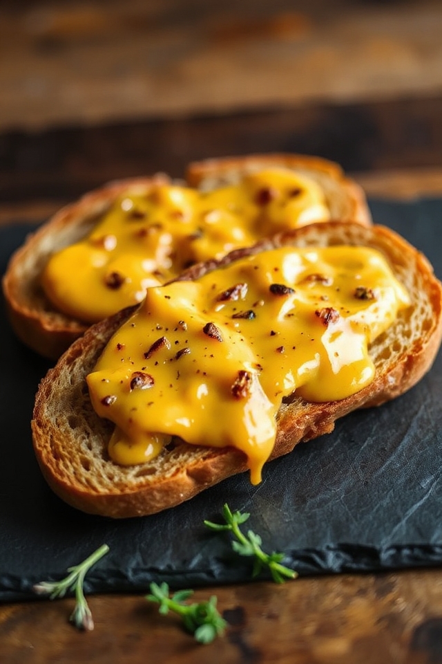 cheesy sourdough rarebit delight