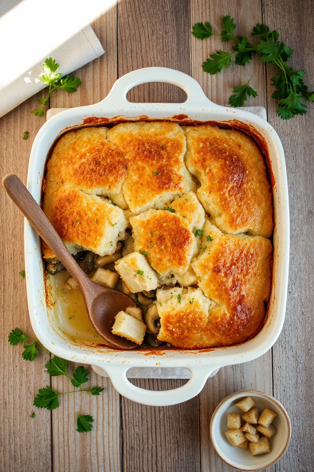 chicken sourdough cobbler instructions