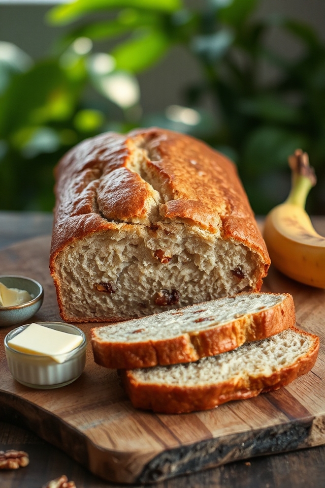delicious sourdough banana bread
