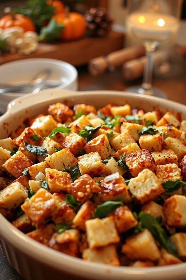 festive sourdough turkey stuffing