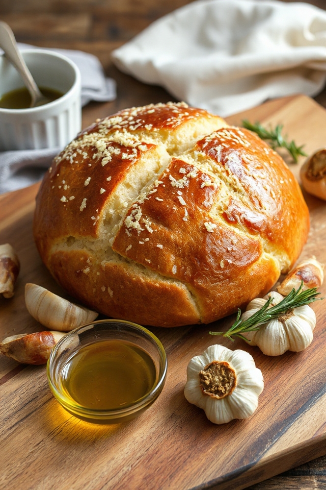 garlic parmesan sourdough recipe