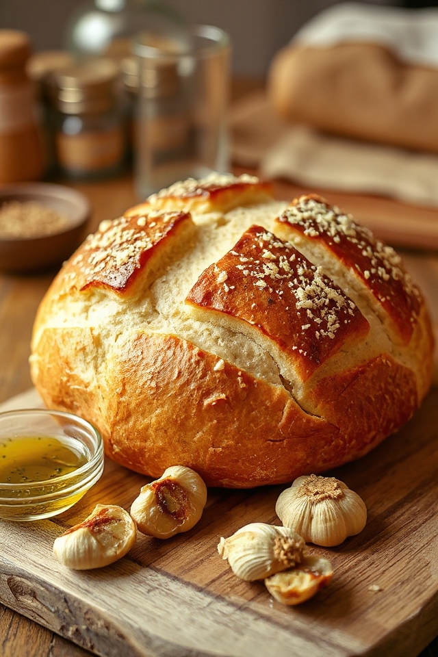 garlic parmesan sourdough recipe