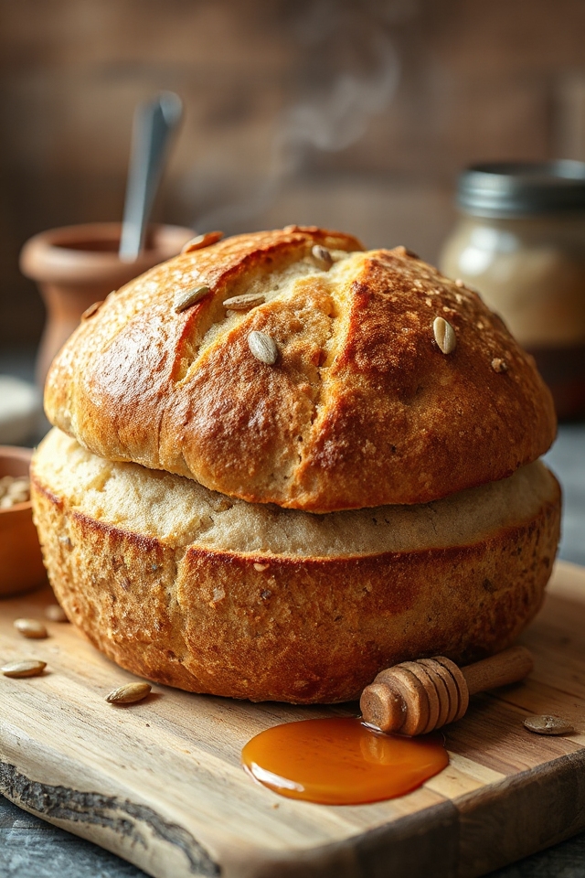 multigrain sunflower sourdough bread