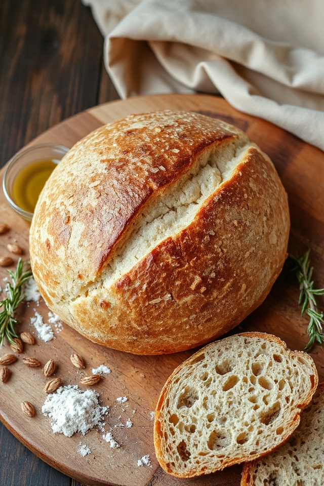 no knead sourdough bread