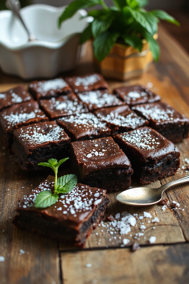 rich sourdough chocolate brownies