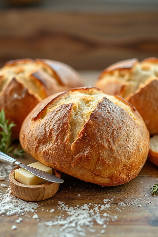 rustic country sourdough bread