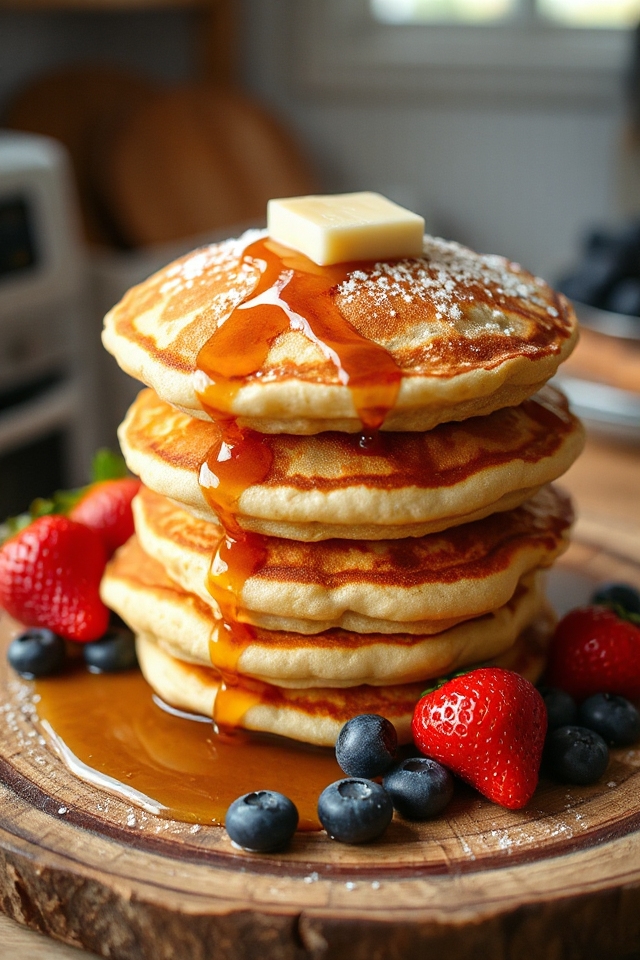 slightly sourdough pancake recipe