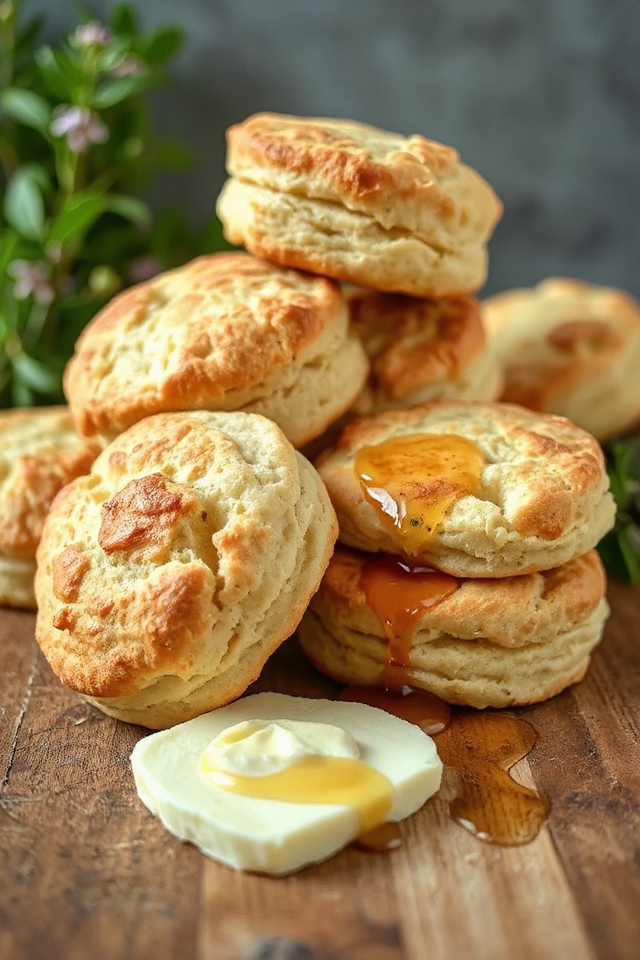 sourdough biscuit baking process