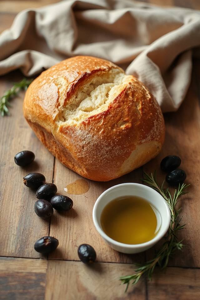 sourdough bread with olives