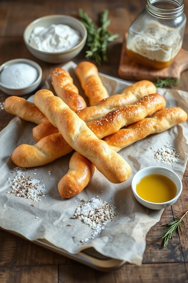 sourdough breadsticks preparation instructions