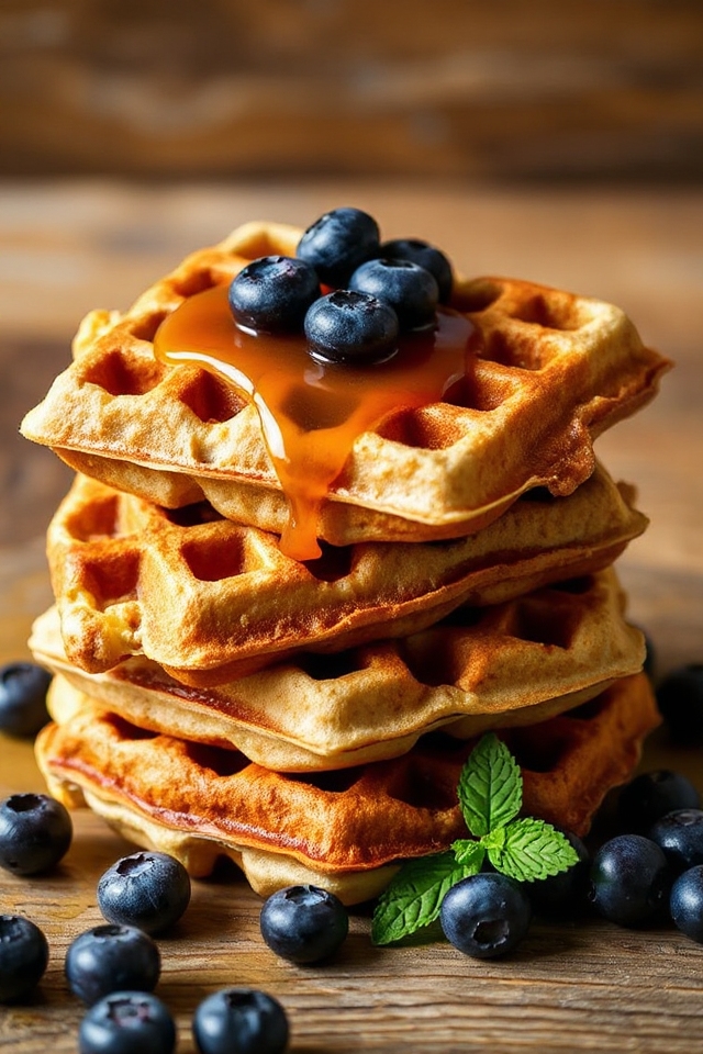 sourdough buckwheat waffle recipe