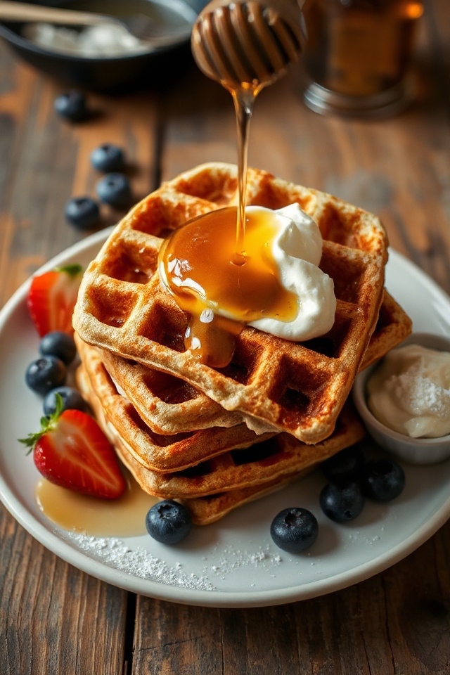 sourdough buckwheat waffle recipe