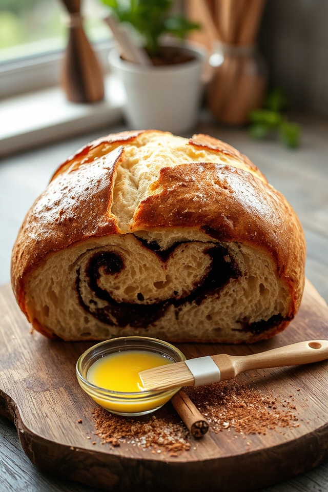 sourdough cinnamon swirl bread