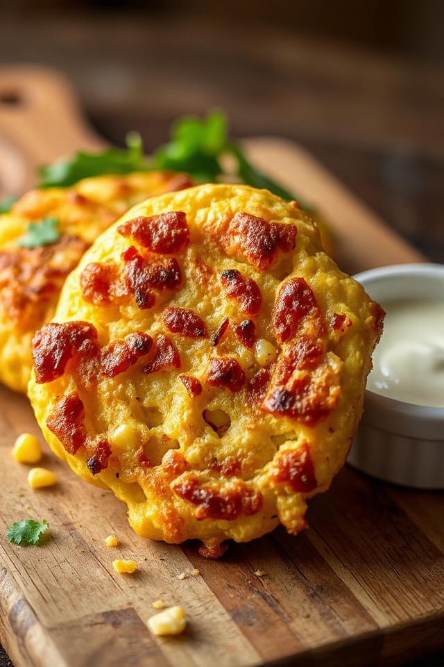 sourdough corn fritters recipe