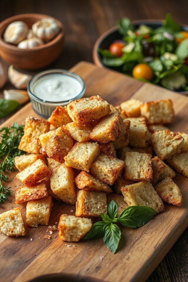 sourdough croutons homemade recipe