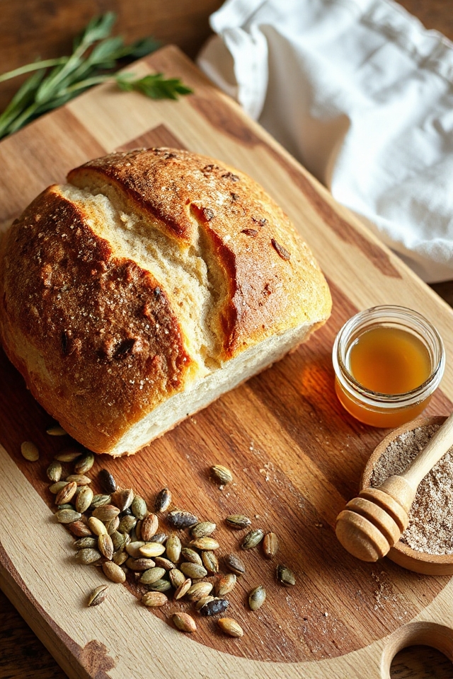 sourdough flax seed bread