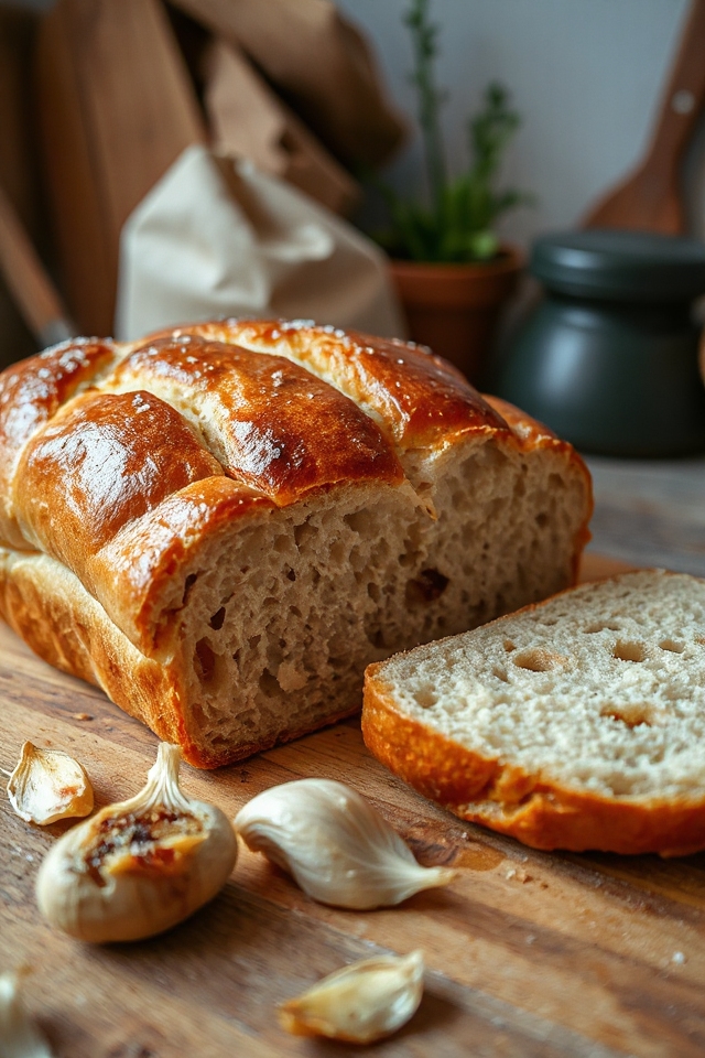 sourdough garlic bread recipe