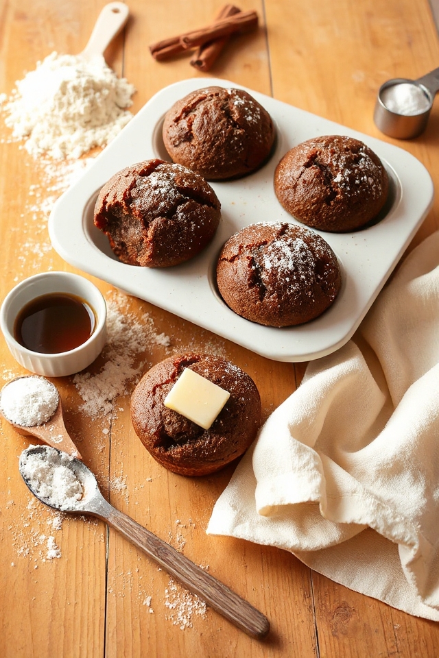 sourdough gingerbread muffin recipe