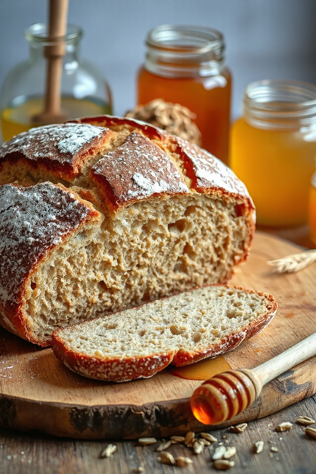 sourdough honey whole wheat bread