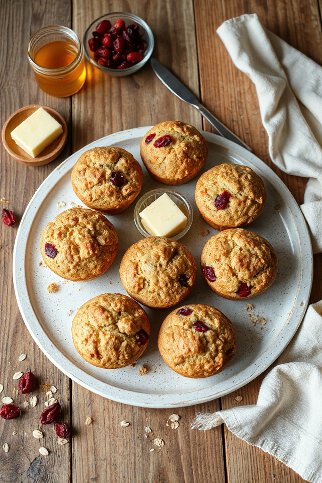 sourdough oatmeal muffins recipe