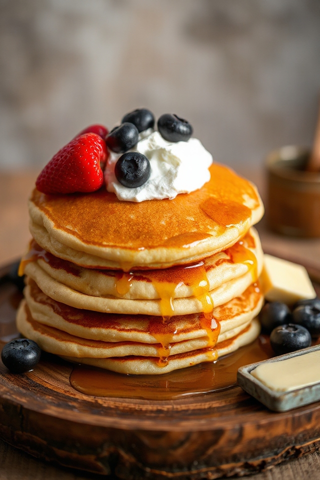 sourdough pancake preparation process