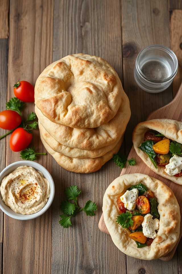 sourdough pita bread recipe