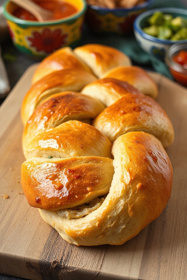sourdough taco twist bread