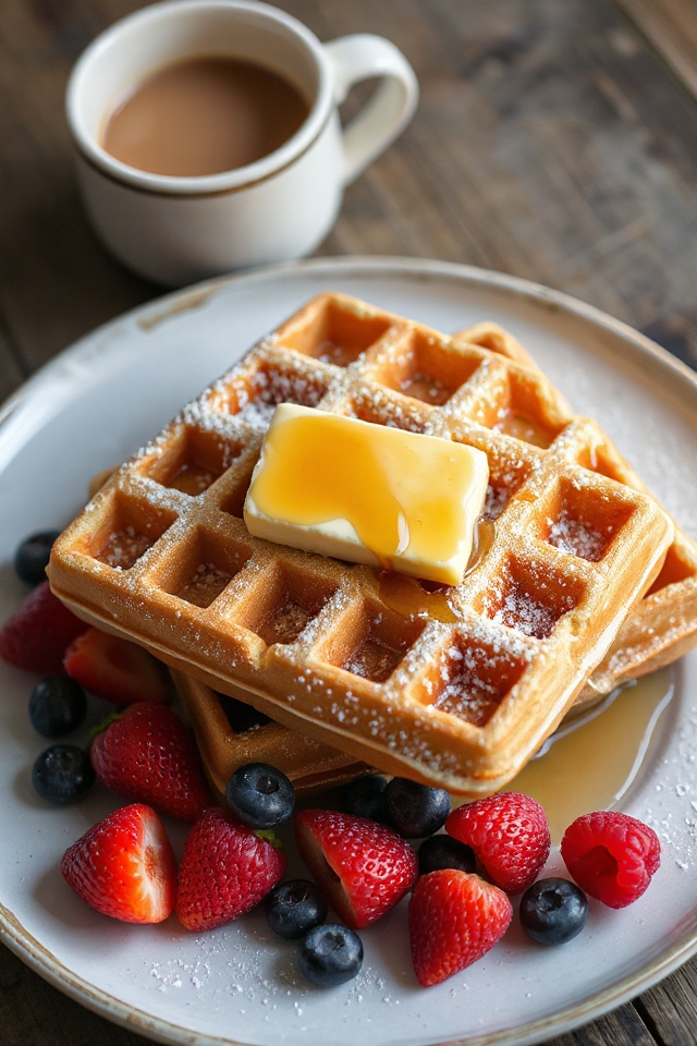 sourdough waffle recipe instructions