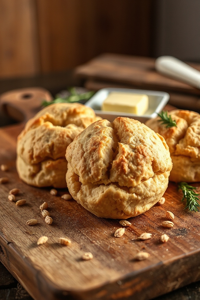 sourdough whole wheat biscuits